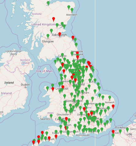 Locations UK Treasure Hunt